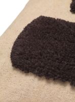 Billede af Ferm Living Lay Cushion 50 x 50 cm - Sand/Dark Brown 
