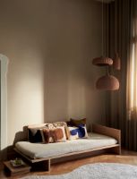 Billede af Ferm Living Lay Cushion Rectangular 60 x 40 cm - Sand/Bright Blue 