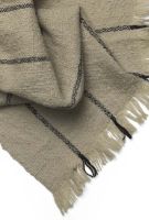 Billede af Ferm Living Calm Blanket 120 x 180 cm - Camel/Black  OUTLET