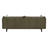 Billede af Wendelbo Kite 2 Seater Sofa L: 208 cm - Sortbejdset Eg/Roco Col. 8