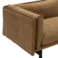 Billede af Wendelbo Kite 2,5 Seater Sofa L: 230 cm - Sortbejdset Eg/Roco Col. 2