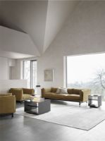 Billede af Wendelbo Kite 3 Seater Sofa L: 260 cm - Sortbejdset Eg/Roco Col. 2