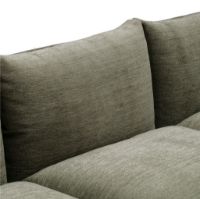 Billede af Wendelbo Kite 3 Seater Sofa L: 260 cm - Sortbejdset Eg/Roco Col. 8