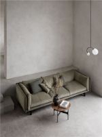 Billede af Wendelbo Kite 3 Seater Sofa L: 260 cm - Sortbejdset Eg/Roco Col. 8