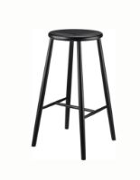 Billede af FDB Møbler J27B Barstol Børge Mogensen H: 75 cm - Sort 