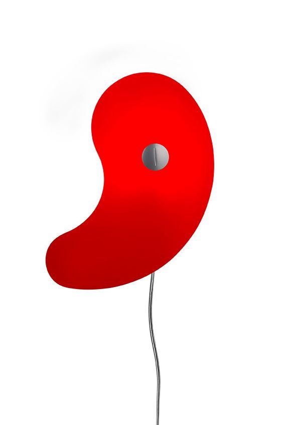 Billede af Foscarini Bit 1 Parete H: 50 cm - Rosso 