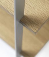 Billede af FDB Møbler A91 Nordhavn Reol H: 186 x 85 cm - Eg/Silk Grey
