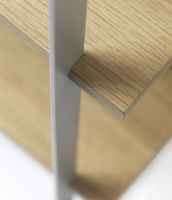 Billede af FDB Møbler A91 Nordhavn Reol H: 186 x 160,5 cm - Eg/Silk Grey