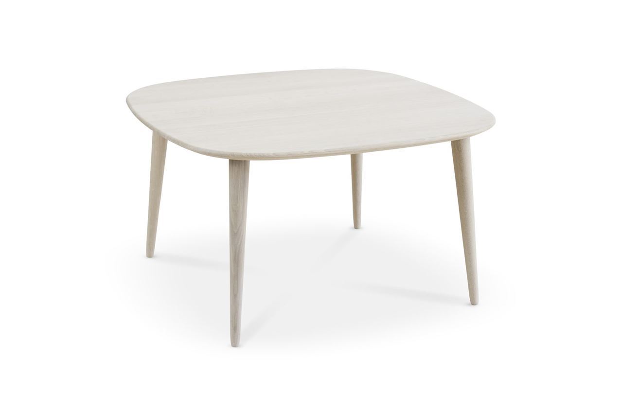 Billede af Thomsen Furniture Oak Sofabord 80x80 cm - Hvidolieret Eg