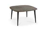 Billede af Thomsen Furniture Oak Sofabord 80x80 cm - Røget Eg/Sort Eg