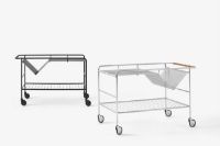 Billede af &Tradition Alima NDS1 Barvogn H: 59,4 cm - Matt Black/Oak
