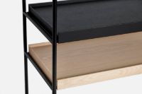 Billede af Woud Tray Shelf Low 81x100 cm - Walnut/Black