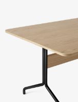 Billede af &Tradition Pavilion Dining Table AV18 D: 160 cm - Clear Oak/Black
