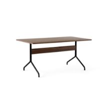 Billede af &Tradition Pavilion Dining Table AV18 D: 160 cm - Walnut/Black