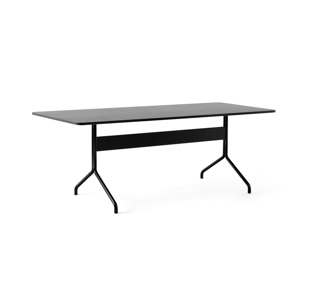 Billede af &Tradition Pavilion Dining Table AV19 D: 200 cm - Black Oak/Black