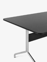 Billede af &Tradition Pavilion Dining Table AV19 D: 200 cm - Black Oak/Chrome
