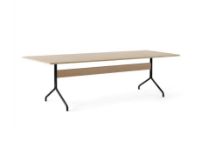 Billede af &Tradition Pavilion Dining Table AV19 D: 200 cm - Clear Oak/Black