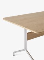Billede af &Tradition Pavilion Dining Table AV19 D: 200 cm - Clear Oak/Chrome