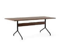 Billede af &Tradition Pavilion Dining Table AV19 D: 200 cm - Walnut/Black