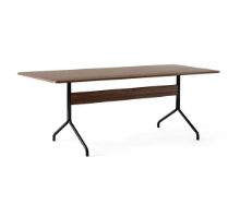 Billede af &Tradition Pavilion Dining Table AV19 D: 200 cm - Walnut/Black