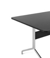 Billede af &Tradition Pavilion Dining Table AV24 250x110 cm - Black Oak/Chrome
