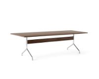 Billede af &Tradition Pavilion Dining Table AV24 250x110 cm - Walnut/Chrome