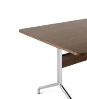 Billede af &Tradition Pavilion Dining Table AV24 250x110 cm - Walnut/Chrome