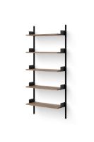 Billede af New Works Wall Shelf 1900 190x83,5 cm - Walnut/Black