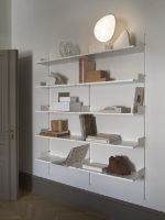 Billede af New Works Library Shelf 1900 190x163,5 cm - White/White