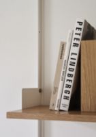 Billede af New Works Library Shelf 1900 190x163,5 cm - Oak/White