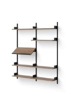 Billede af New Works Living Shelf 1900 190x163,5 cm - Walnut/Black