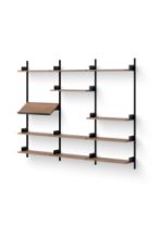 Billede af New Works Display Shelf 1900 190x243,5 cm - Walnut/Black