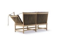 Billede af Fredericia Furniture 1789 2 Pers. Tremmesofa Højre L: 160 cm - Vidar 0182/Sæbebehandlet Eg