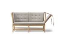 Billede af Fredericia Furniture 1789 2 Pers. Tremmesofa Højre L: 160 cm - Vidar 0222/Sæbebehandlet Eg