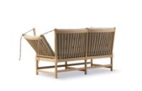 Billede af Fredericia Furniture 1789 2 Pers. Tremmesofa Højre L: 160 cm - Vidar 0222/Sæbebehandlet Eg