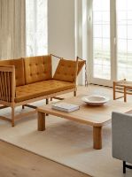 Billede af Fredericia Furniture 1789 2 Pers. Tremmesofa Højre L: 160 cm - Vidar 0472/Sæbebehandlet Eg