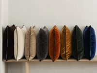 Billede af Blomus Velvet Pudebetræk 40x40 cm - Rustic Brown