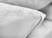 Billede af FDB Møbler R34 Tulipan Sengesæt m. knapper 140x220 cm - Hvid