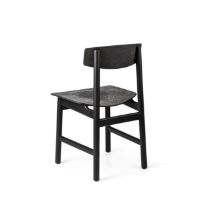Billede af Mater Conscious Chair BM3162 SH: 46 cm - Black Beeck/Coffee Black