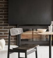 Billede af Mater Conscious Chair BM3162 SH: 46 cm - Black Beeck/Coffee Black