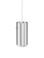 Billede af Moebe Tube Pendant Small H: 16 cm - Brushed Aluminium