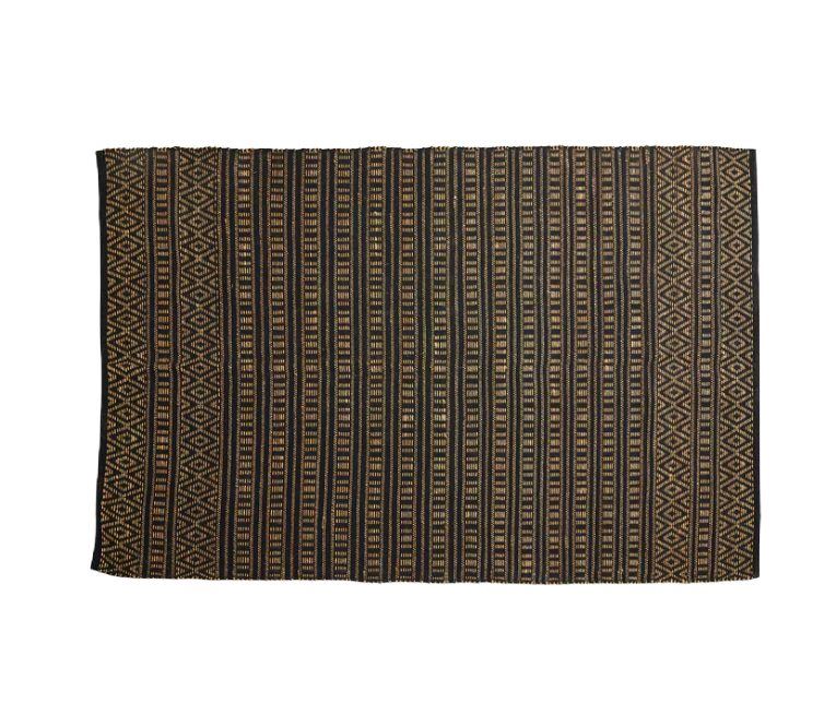 Billede af Nordal FARAH tæppe 240x160 cm - Sort/Natur