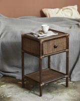 Billede af Nordal HAYES Sidebord/Sengebord 44x35 cm - Brun 