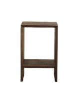 Billede af Nordal NAPO Sengebord/Sidebord 40x40 cm - Mørkebrun