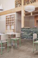 Billede af Fredericia Furniture 3414 Plan Fuldpolstret Stol SH: 45 cm - Steelcut Trio 924/Modernist Green Lacquered