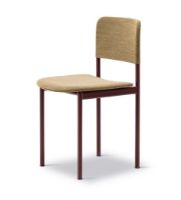 Billede af Fredericia Furniture 3414 Plan Fuldpolstret Stol SH: 45 cm - Steelcut Trio 554/Bordeaux 
