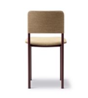 Billede af Fredericia Furniture 3414 Plan Fuldpolstret Stol SH: 45 cm - Steelcut Trio 554/Bordeaux 