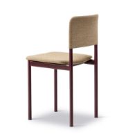 Billede af Fredericia Furniture 3414 Plan Fuldpolstret Stol SH: 45 cm - Steelcut Trio 554/Bordeaux 