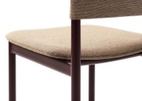 Billede af Fredericia Furniture 3414 Plan Fuldpolstret Stol SH: 45 cm - Steelcut Trio 554/Bordeaux 