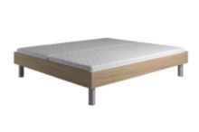 Billede af Kaagaard 380 Sengeramme 180x210 cm - Oliebehandlet Eg/Metalben